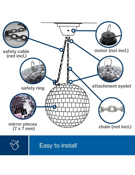MIRROR BALL - Ø 50 cm