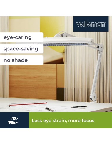 VTLAMP6 :  LAMPE DE BUREAU - 3 x 14 W - BLANC...