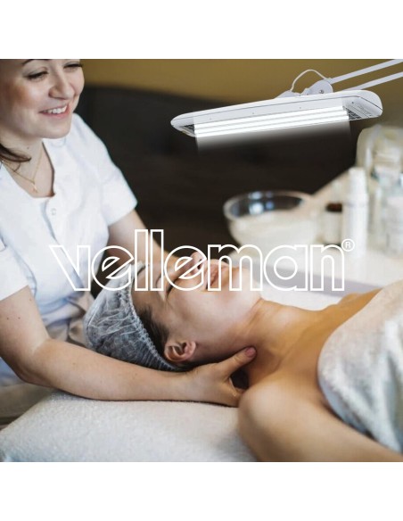 SCHREIBTISCHLAMPE - 3 x 14 W - WEIß