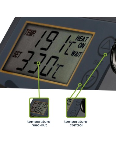 SOLDERING STATION WITH LCD & CERAMIC HEATER -...