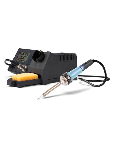SOLDERING STATION WITH LCD & CERAMIC HEATER - 48 W - 150-450 °C