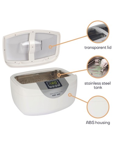 ULTRASONE REINIGER MET TIMER - 2.6 L