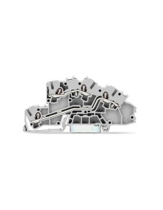 Multilevel installation terminal block, with operating...