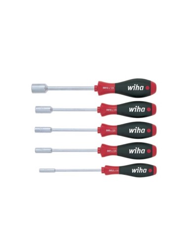 Wiha Screwdriver set SoftFinish® Hexagon nut driver 5-pcs. (01034)