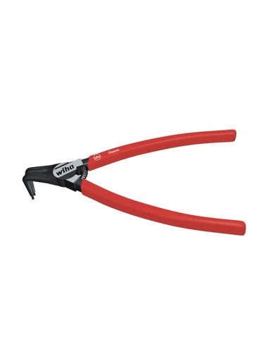 Wiha Classic circlip pliers for outer rings (shafts), angled (26796) A 21, 180 mm