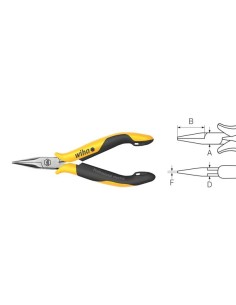 Wiha Punttang Professional ESD rechte vorm (26799) 120 mm