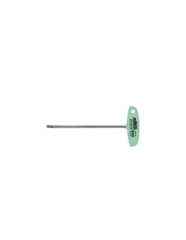 Wiha Clé mâle avec manche en T TORX PLUS® chromée mat (26954) 10IP x 100 mm