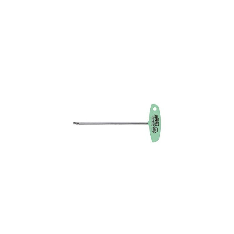 Wiha L-key with T-handle TORX PLUS® matt chrome-plated (26956) 20IP x 100 mm