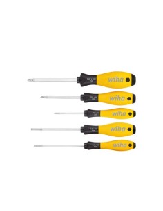 Wiha Schraubendreher Set SoftFinish® ESD Schlitz,...