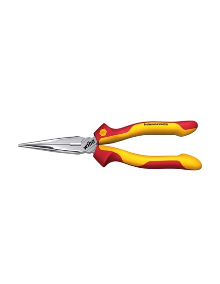 Wiha Flachrundzange Professional electric mit Schneide gerade Form in Blister (27423) 200 mm