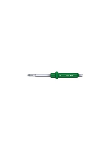 Wiha Varilla intercambiable TORX® para destornillador dinamométrico con mango corredizo (28735) T20 x 130 mm, 10 Nm