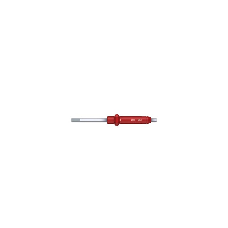 Wiha Interchangeable blade Hex for torque screwdriver with T-handle (28747) 4 x 130 mm, 15 Nm