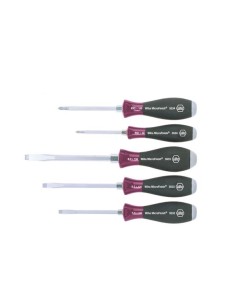 Wiha Schroevendraaierset MicroFinish Sleufkop, Phillips...