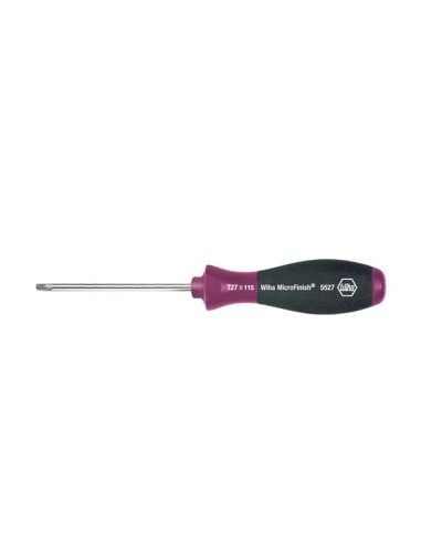 Wiha Schroevendraaier MicroFinish TORX® met ronde schacht (29162) T10 x 80 mm