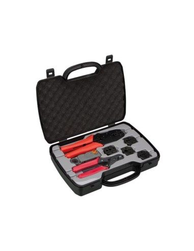 COAX TOOL SET, CRIMPING, CUTTING & STRIPPING TOOL