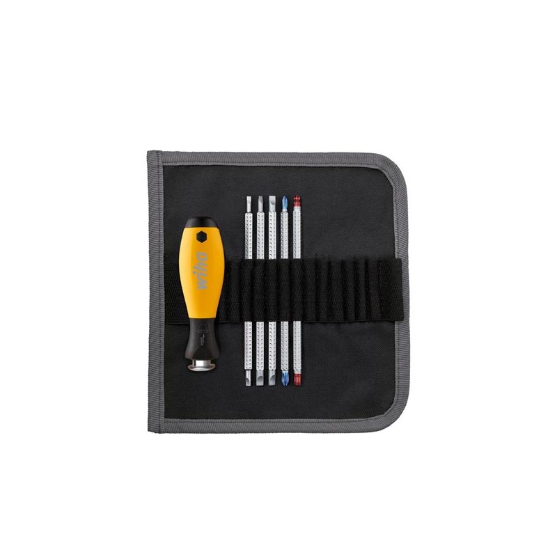 Wiha Screwdriver with interchangeable blade set SYSTEM 6 ESD assorted 6-pcs. (31497)