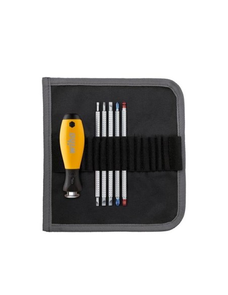 Wiha Screwdriver with interchangeable blade set SYSTEM 6 ESD assorted 6-pcs. (31497)