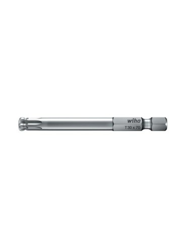 Wiha Bit Professional TORX® con cabeza esférica de 1/4" (32414) T30 x 50 mm