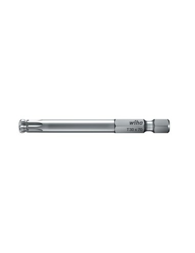 Wiha Bit Professional de 70 mm TORX® con cabeza esférica de 1/4" (32419) T20