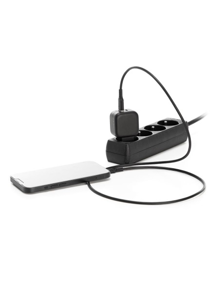 Snelle USB-oplader met GaN Fast Technology - 2 uitgangen - USB-A & USB-C - 30W