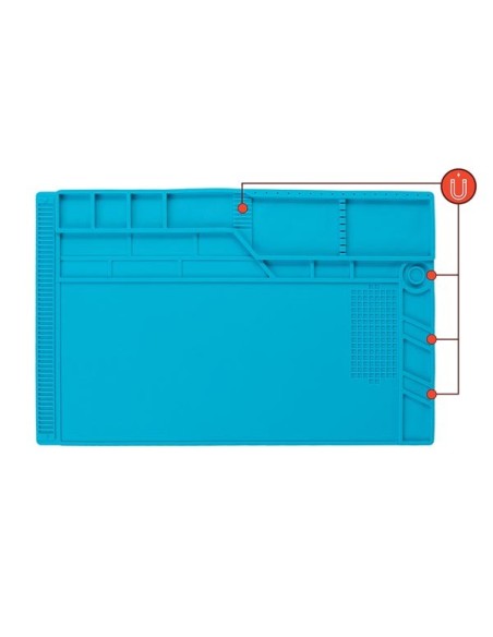 SILICONE SOLDERING MAT - 550 x 350 mm