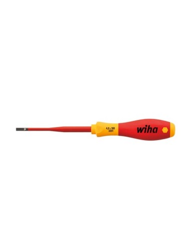 Wiha Screwdriver SoftFinish® electric slimFix Slotted (35390) 4,0 mm x 100 mm