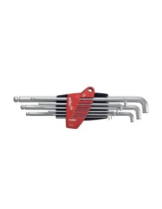 Wiha L-key set in ProStar holder Matt chrome-plated...
