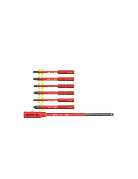 Wiha Bit set slimBit electric assorted with slimBit holder, 7-pcs. (36079)