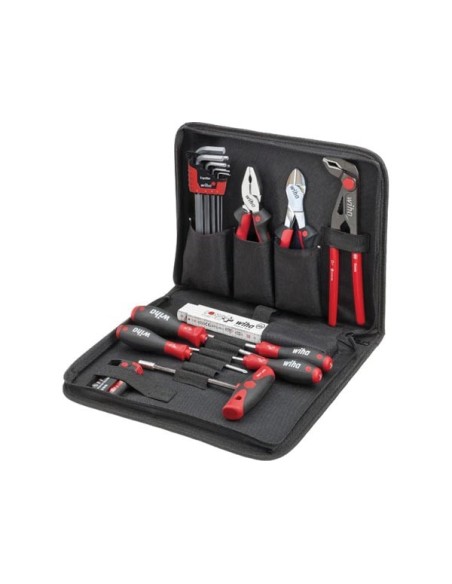 Wiha Jeu d'outils de mécanicien Mélangé, 31 pcs dans une trousse (36390)