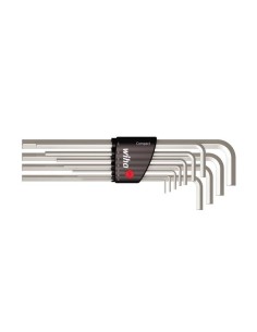 Wiha L-key set in Compact holder Hexagon brilliant...