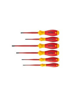 Wiha Schraubendreher Set SoftFinish® electric slimFix...