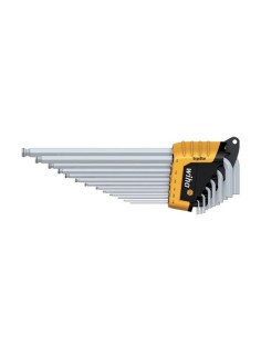 Wiha L-key set in ErgoStar holder Hexagonal ball end...