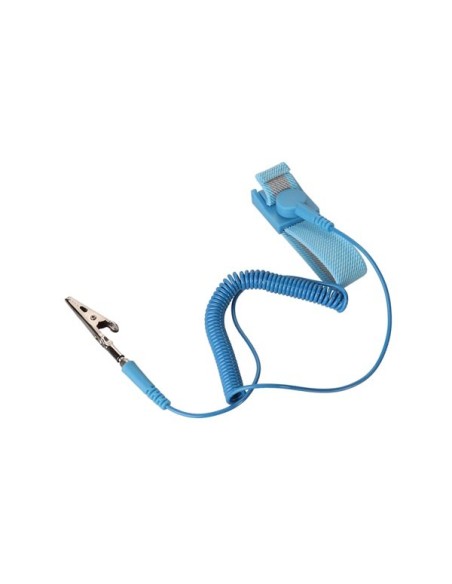ANTISTATIC ADJUSTABLE ELASTIC WRIST STRAP - BLUE
