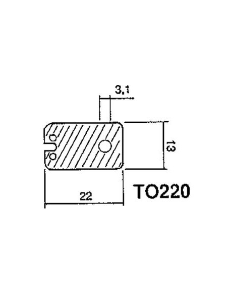 ISOLANT SILICONE CALORIFERE POUR TO220