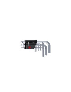 Wiha L-key set in Compact holder Hexagonal ball end,...