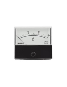 VOLTMÈTRE ANALOGIQUE DE TABLEAU 30V CC / 70 x 60mm 2