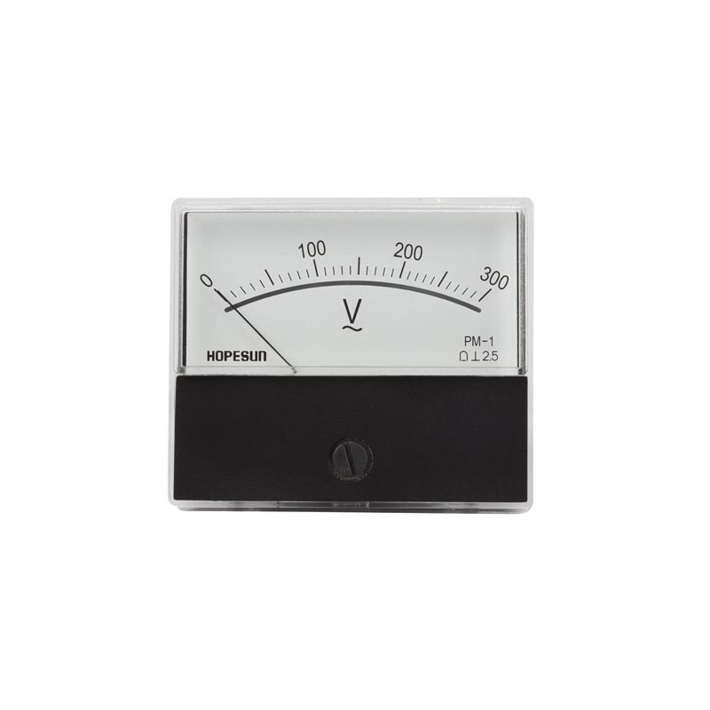 ANALOGUE VOLTAGE PANEL METER 300V AC / 70 x 60mm