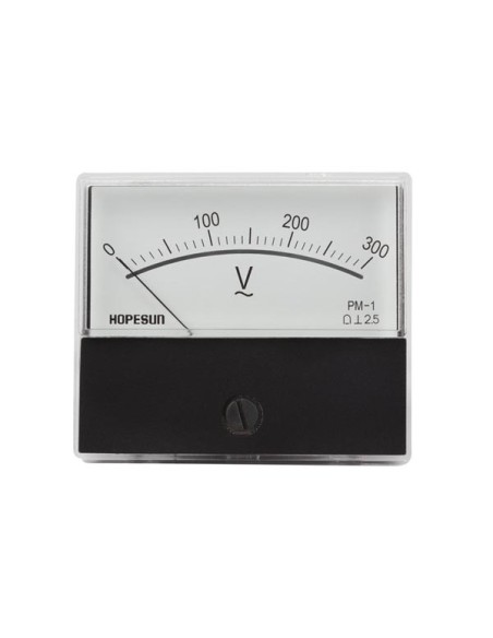 ANALOGUE VOLTAGE PANEL METER 300V AC / 70 x 60mm