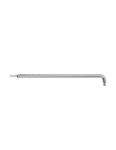 Wiha Clé mâle TORX® à tête sphérique avec jambe courte, argent titane  (40978) T45 x 232 mm, 29,5 mm