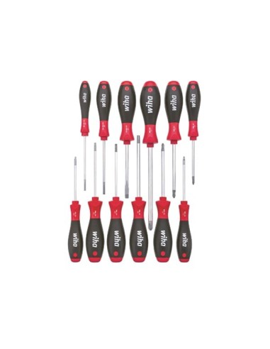 Wiha Jeu de tournevis SoftFinish® mélangé 12 pcs (41002)