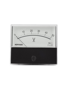 ANALOGE PANEELMETERVOOR DC SPANNINGSMETINGEN 50V DC / 70... 2