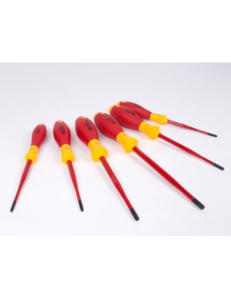 Wiha Schraubendreher Set SoftFinish® electric slimFix TORX® Tamper Resistant (mit Bohrung) 6-tlg. (41245)