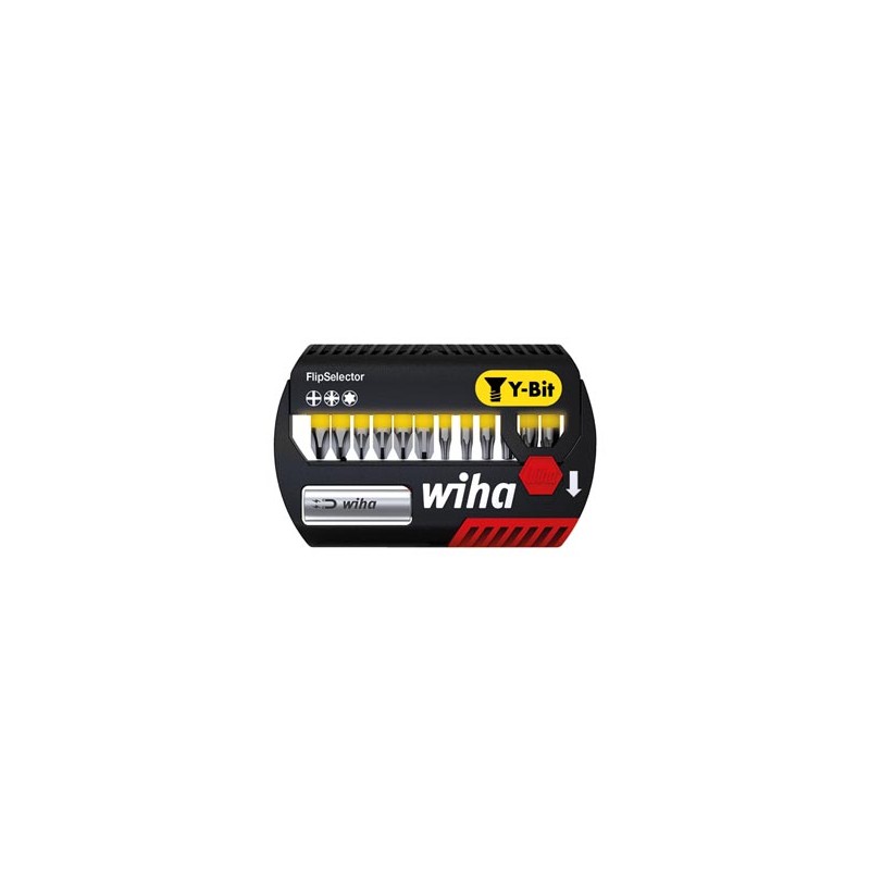 Wiha Bitset FlipSelector Y-bit 25 mm  Phillips, Pozidriv, TORX® 13-delig 1/4" (41827)