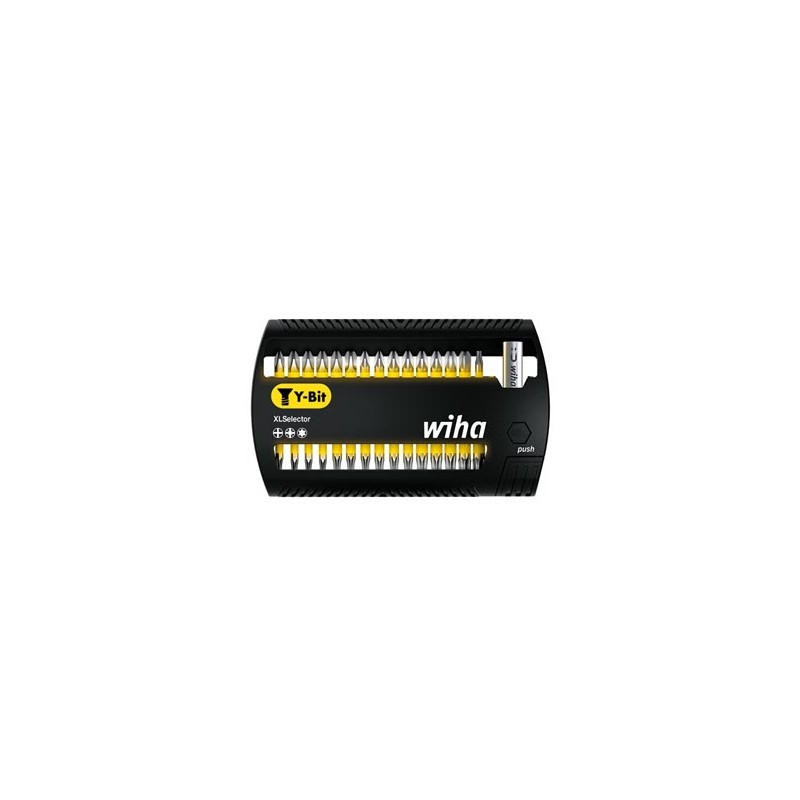 Wiha Bit Set XLSelector Y-Bit 25 mm  Phillips, Pozidriv, TORX® 31-tlg. 1/4" (41832)