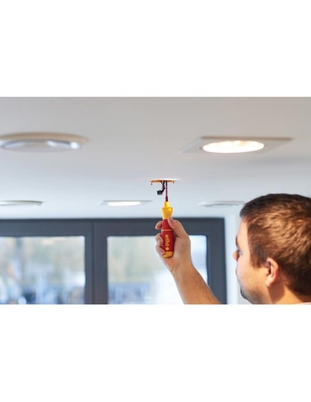 Wiha E-schroevendraaier  set 1  speedE® sleufkop, Phillips, PlusMin/Pozidriv  10-delig  in L-Boxx Mini met slimBits, accu's en o