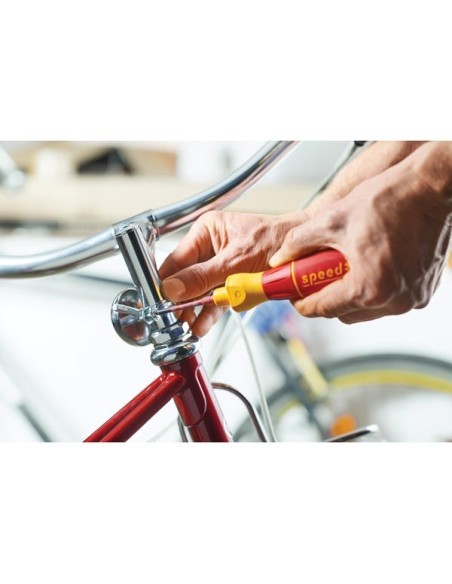 Wiha E-Schraubendreher Set 1 speedE® Schlitz, Phillips, PlusMinus/Pozidriv 10-tlg  in L-Boxx Mini mit slimBits, Batterien und La