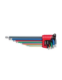 Wiha L-key set in ErgoStar holder hexagonal ball...
