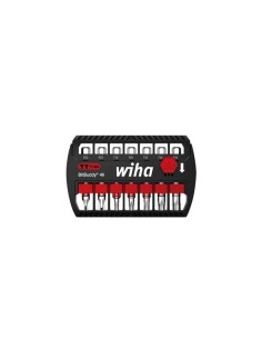 Wiha Jeu d'embouts BitBuddy® embout TY de 49 mm Pozidriv,...