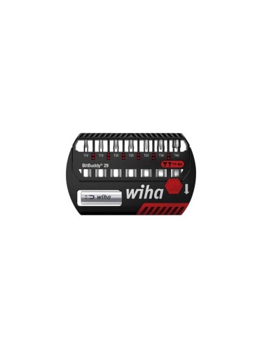 Wiha Juego de bits BitBuddy®, bits en TY de 29 mm TORX®, de 8 unid. de 1/4" (42136)