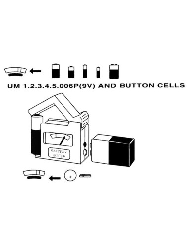 BATTERIJTESTER IN ZAKFORMAAT